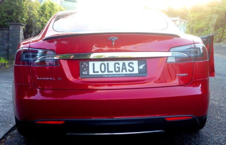 Tesla S rear